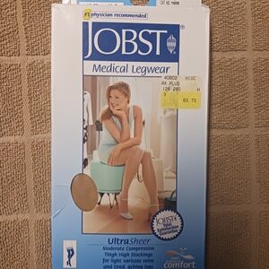 JOBST Ultra Sheer Thigh High Stockings - Beige